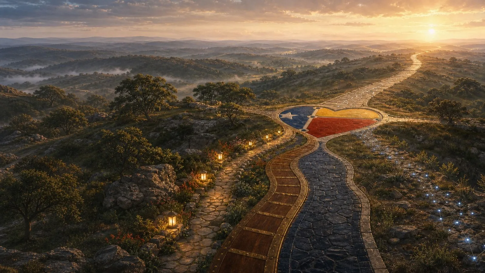 The Way — many trails converging on the MoGhraOps heart